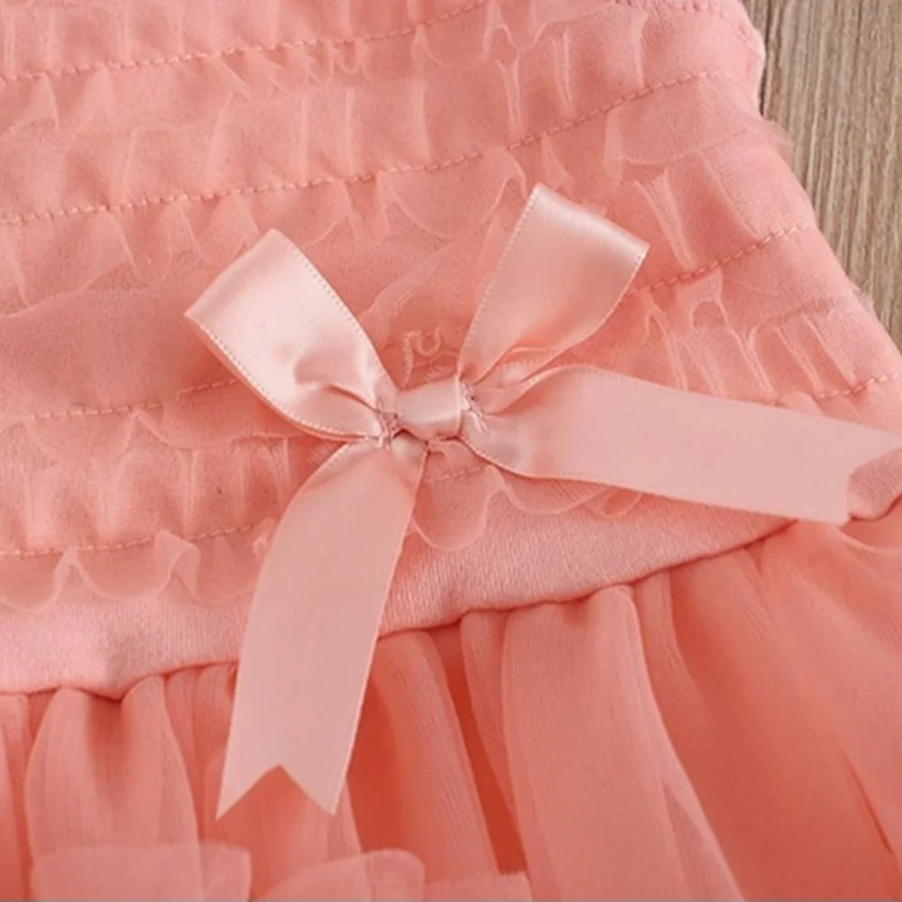 First Birthday Coral Romper Tutu Dress Cake Smash Girls Jumper & Headband Set